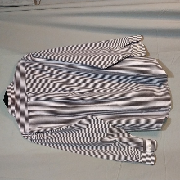 Izod Men's Dress Shirt 16 1/2 (34/35) Large Regular Fit Wrinkle Free - Picture 4 of 6